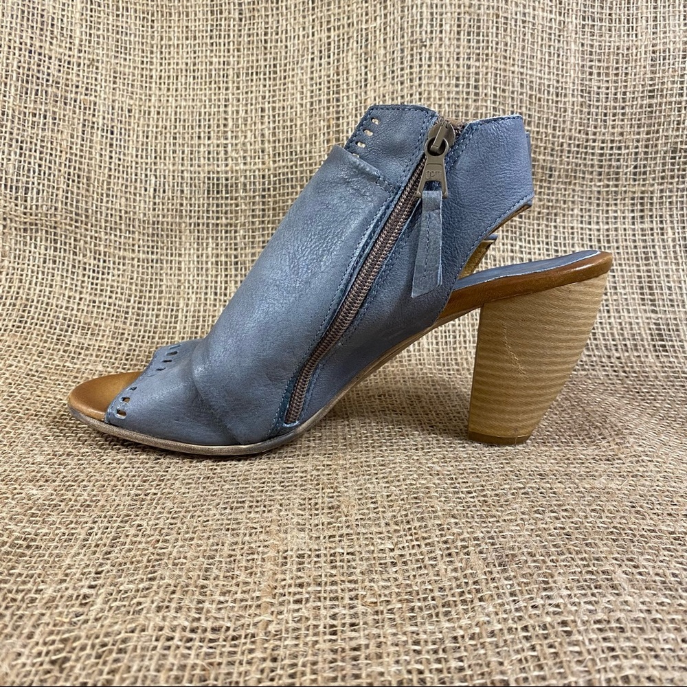 🛑SOLD🛑  Miz Mooz Sandals Heel Becca Zip Size 9.5 -10 EU 41 - Picture 8 of 10